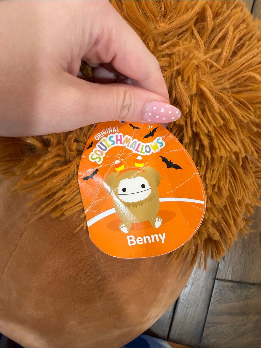 Squishmallows Benny the bigfoot with halloween headband - Picture 8 of 10
